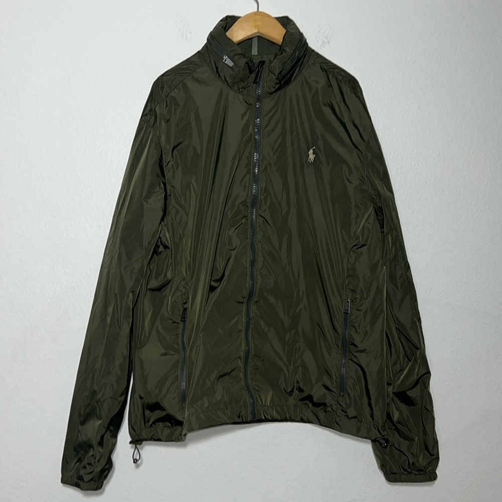 New Polo Ralph Lauren Armadillo Hoodie Windbreaker Size L